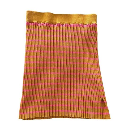 CALLAHAN KNITWEAR Chey Striped Knit Skirt Set Sz M - Picture 5 of 5